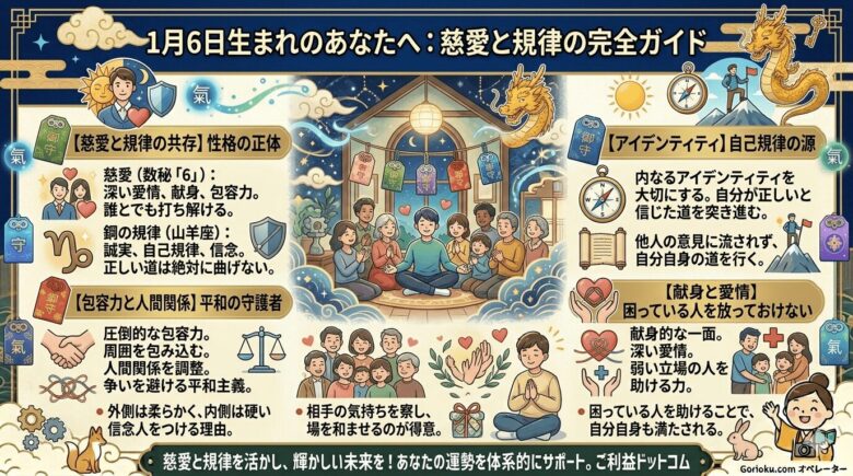 1月6日生まれの運勢を徹底解剖！性格や恋愛の傾向とは？
