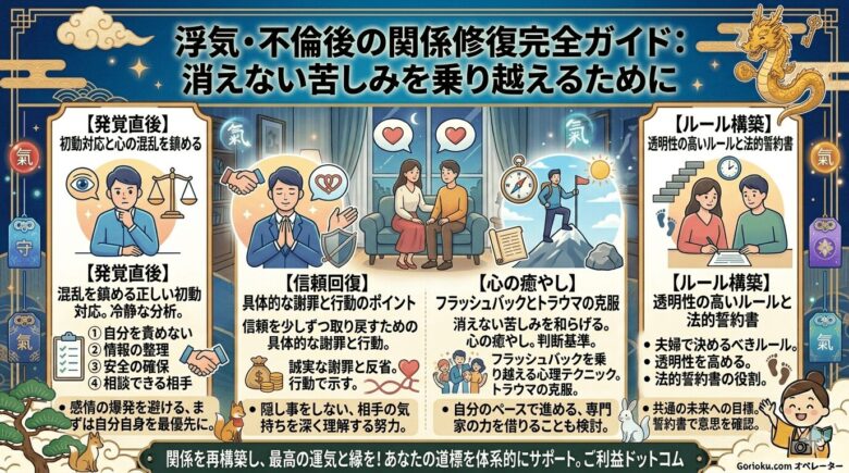 浮気後 関係修復 コツを徹底解説！再構築を成功させる方法
