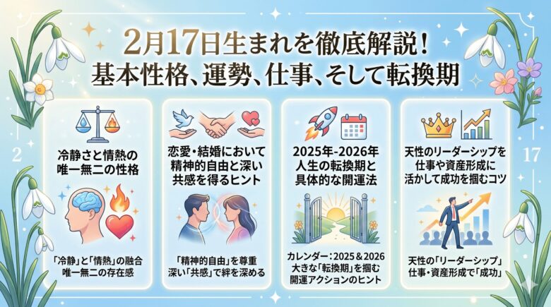 2月17日生まれの運勢徹底解説！性格・相性・2025年の展望
