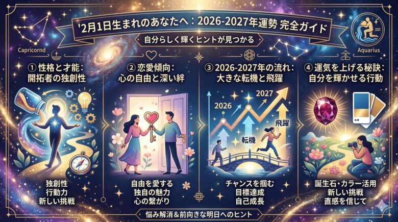 2月1日生まれの運勢と基本の性格
